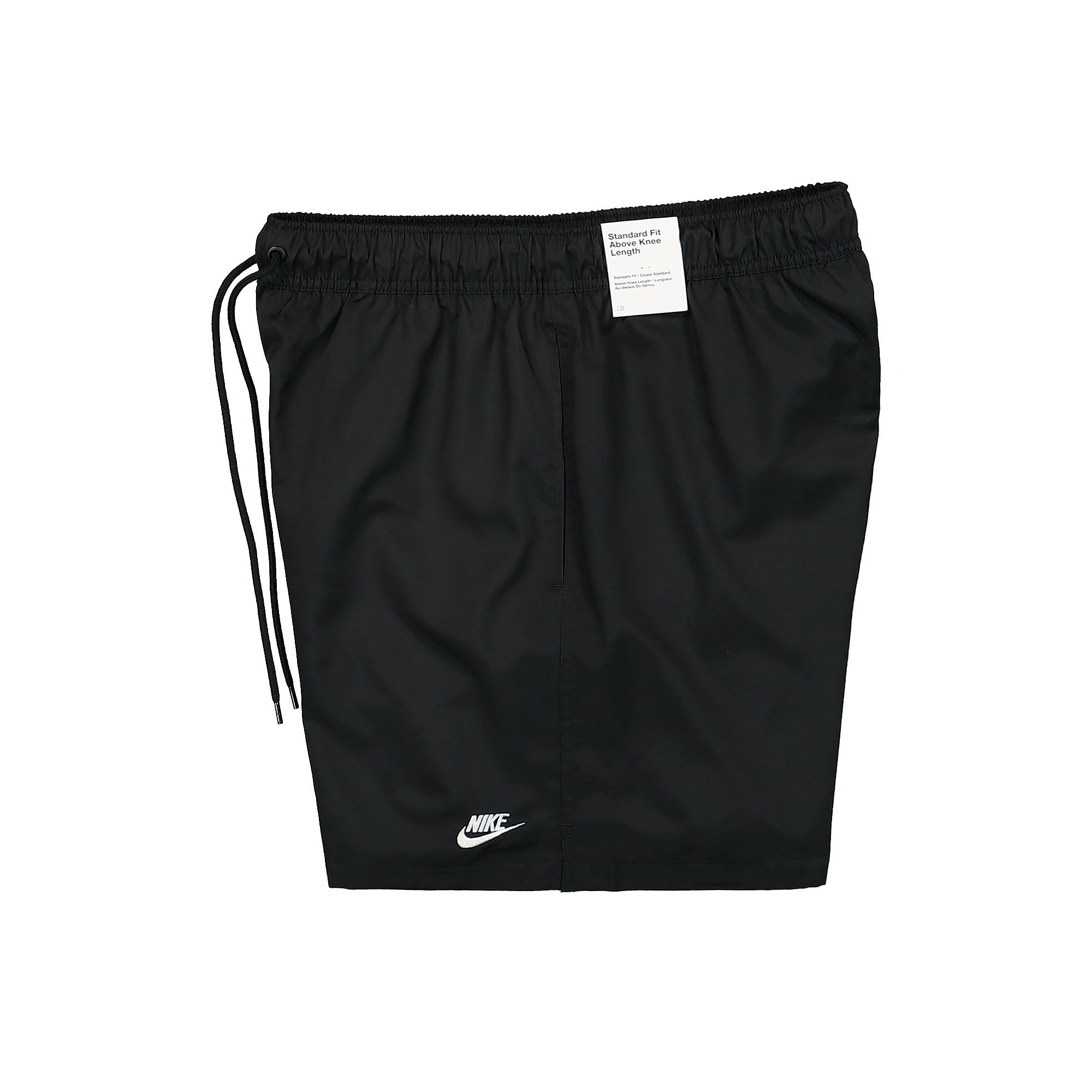Nike Club Flow Shorts Black / White Shorts Close-up | Overkill