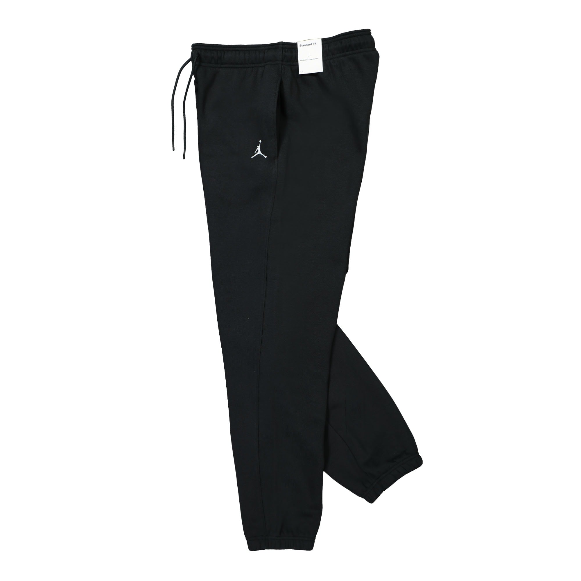 Jordan W Brooklyn Fleece Pant Black / White Sweat & Track Pants Close-up | Overkill