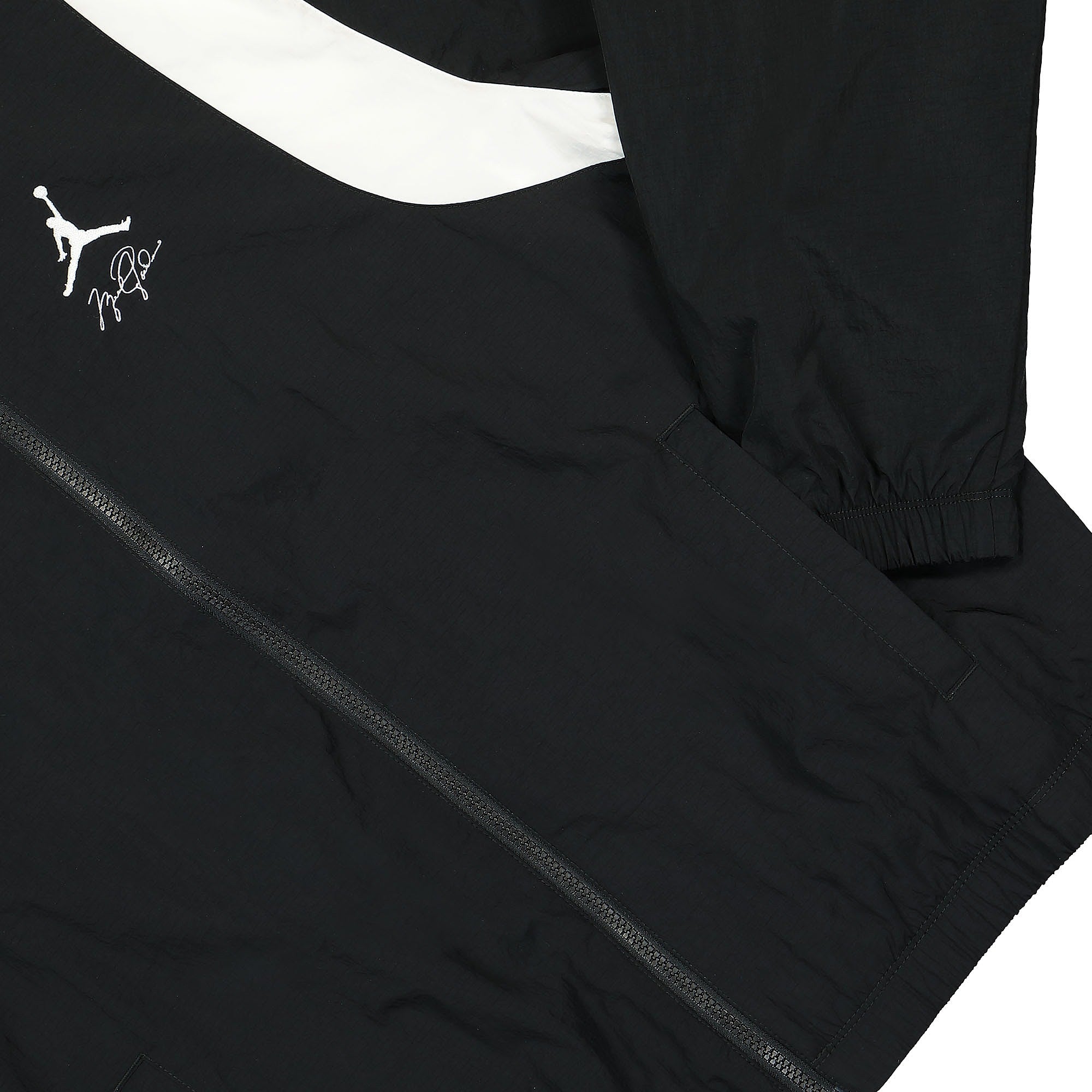 Jordan Essentials Jacket Black / Black / White / White Jackets Detailfoto | Overkill