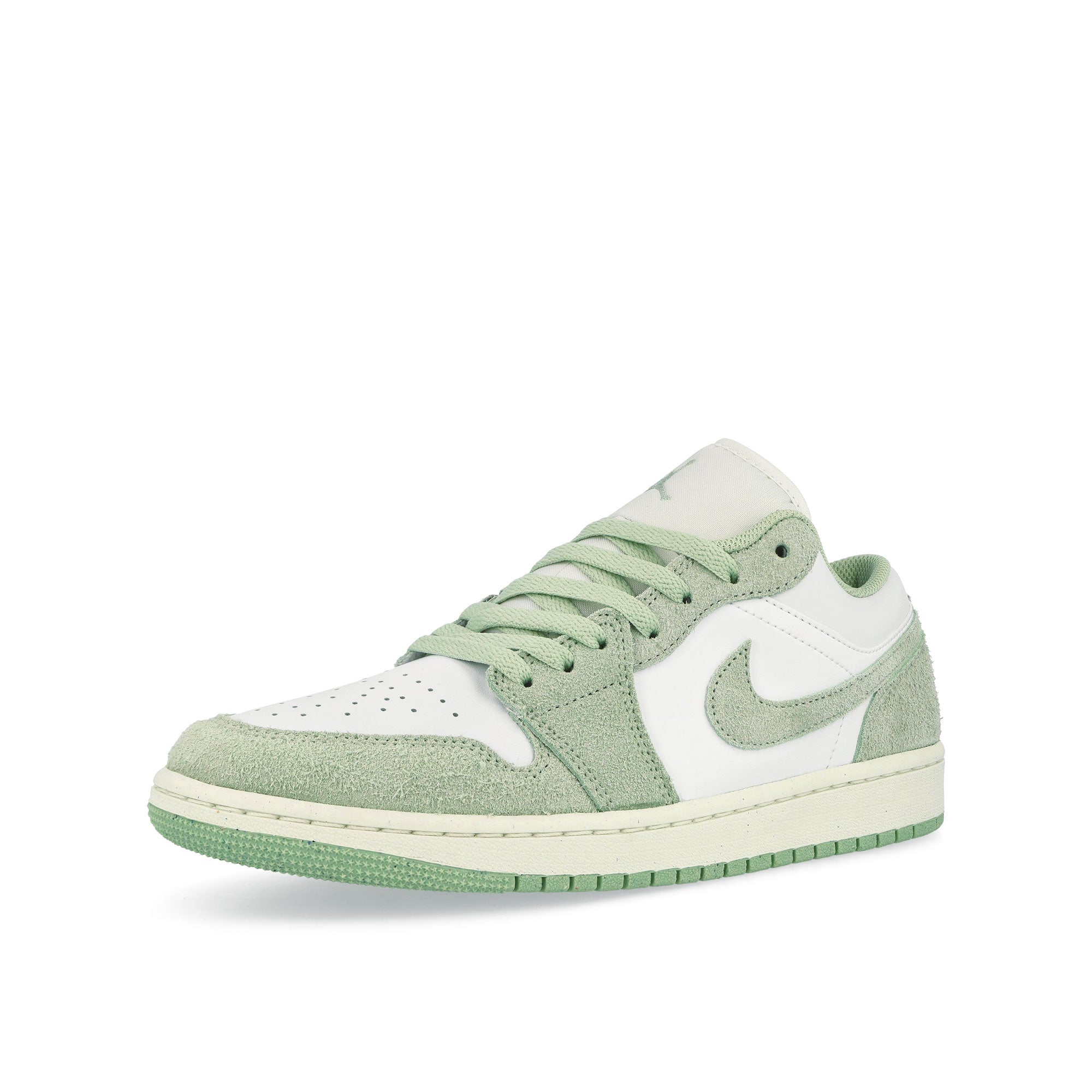 Jordan Air Jordan 1 Low SE White / Seafoam - Sail Low Top Sneakers  Close Up | Overkill
