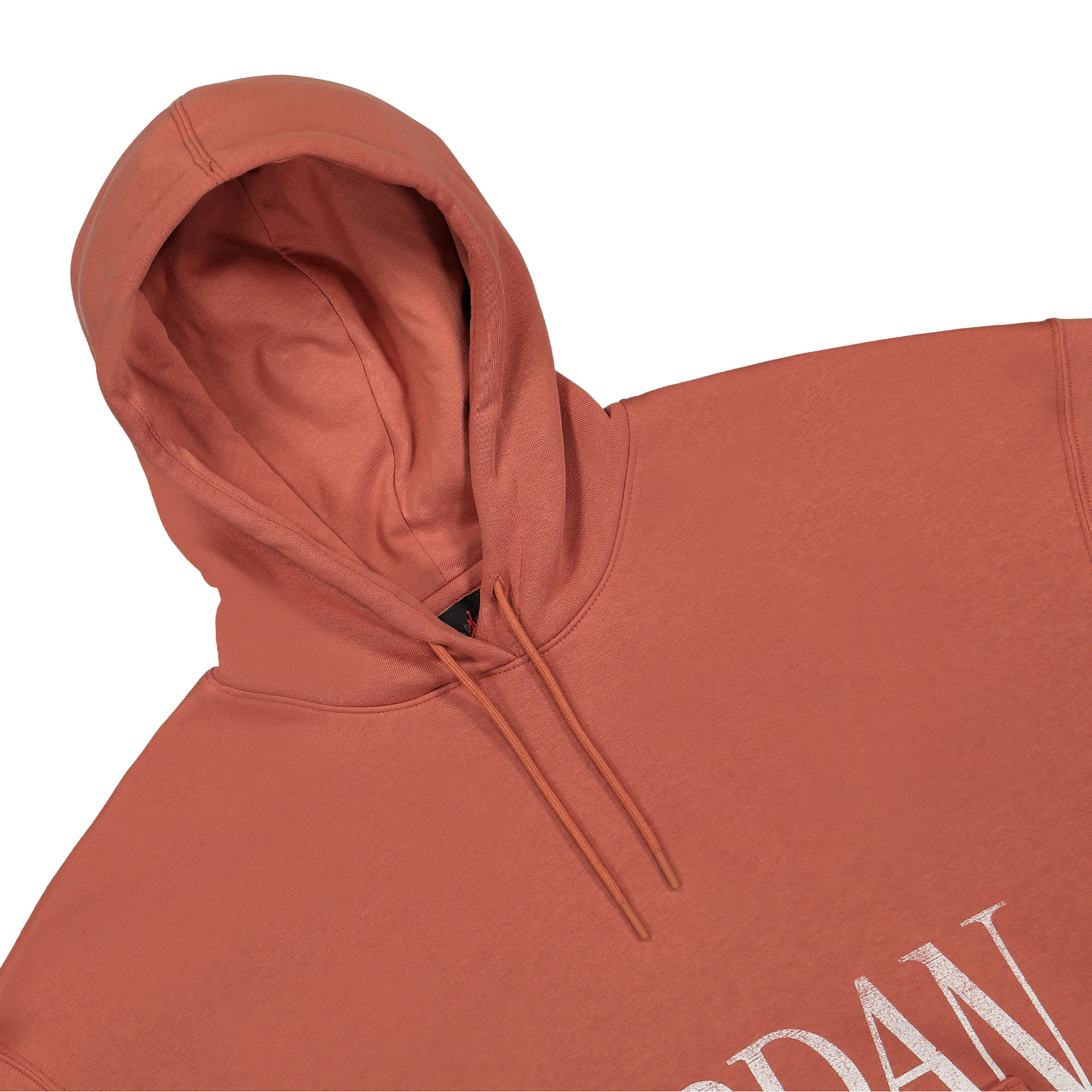 Jordan W Brooklyn Fleece Hoodie Dusty Peach / Sail Hoodies Close-up | Overkill