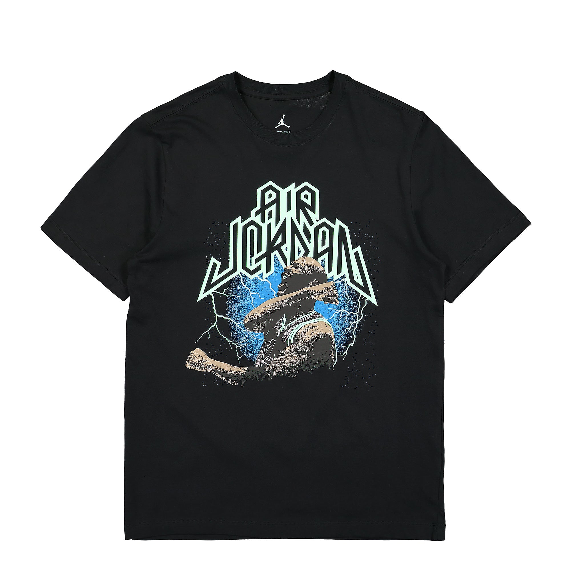 Jordan Sport Dri-Fit Graphic T-Shirt Black / Mint Foam T-Shirts FN6016 010 | Overkill