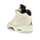 Jordan Air Jordan 5 Retro SE Sail / Black - Light Orewood Brown - Coconut Milk High Top Sneakers  Material | Overkill