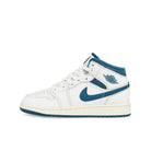 Jordan Air Jordan 1 Mid SE GS White / Industrial Blue - Sail Mid Top Sneakers FN7432 141 | Overkill