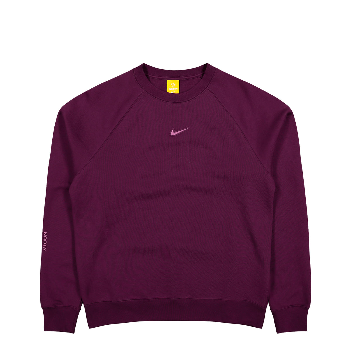 NOCTA x Nike NRG CS Fleece Crew Bordeaux sweatshirt FN8160 610 | Overkill
