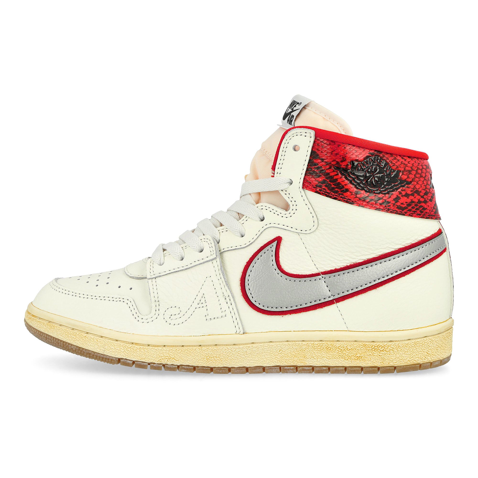 Jordan Air Ship PE SP Sail / Black - University Red – Metallic Platinum High Top Sneakers  Silhouette | Overkill