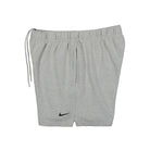 Nike NRG CS Fleece Shorts Dark Grey Heather / Matte Silver / Black Shorts Close-up | Overkill