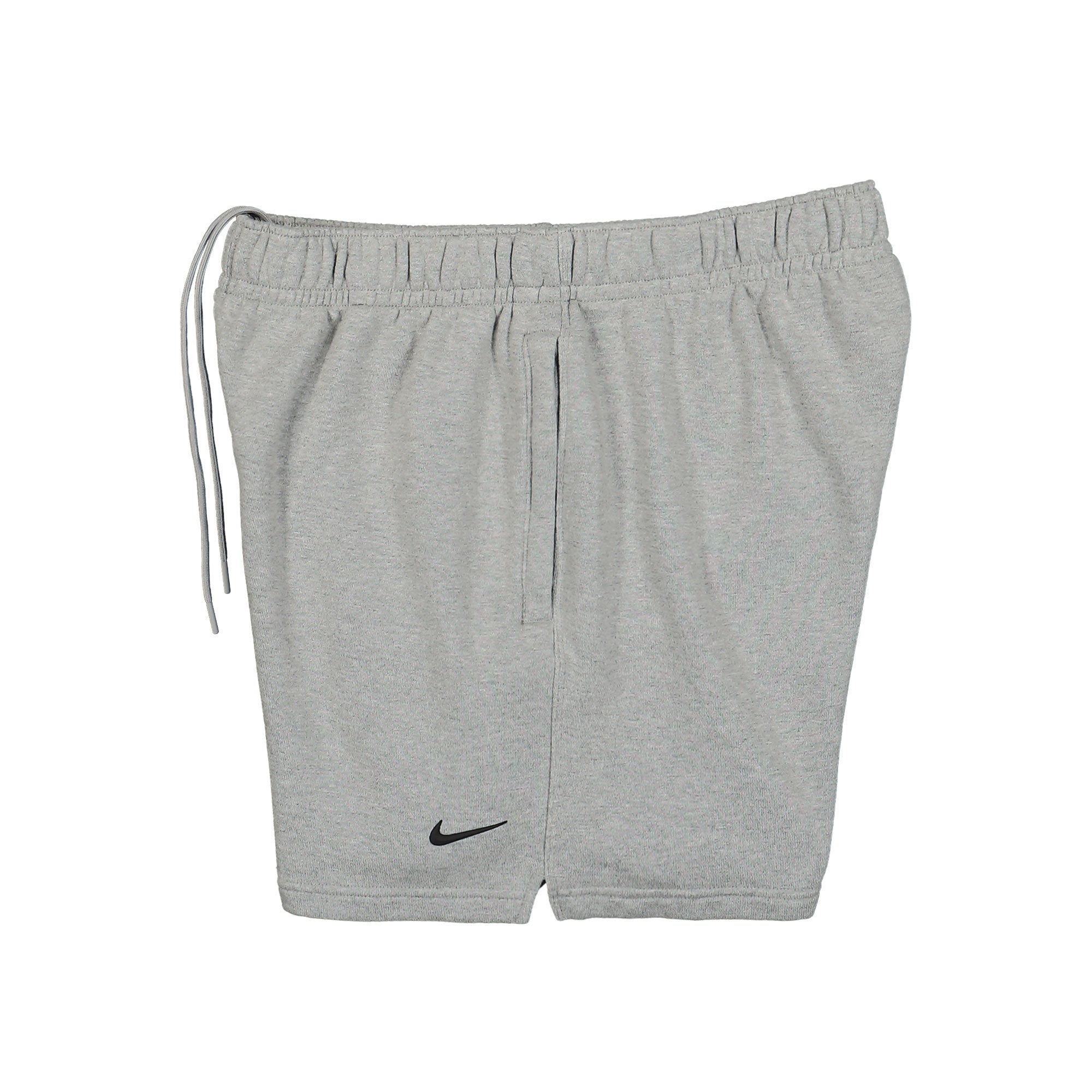 Nike NRG CS Fleece Shorts Dark Grey Heather / Matte Silver / Black Shorts Close-up | Overkill