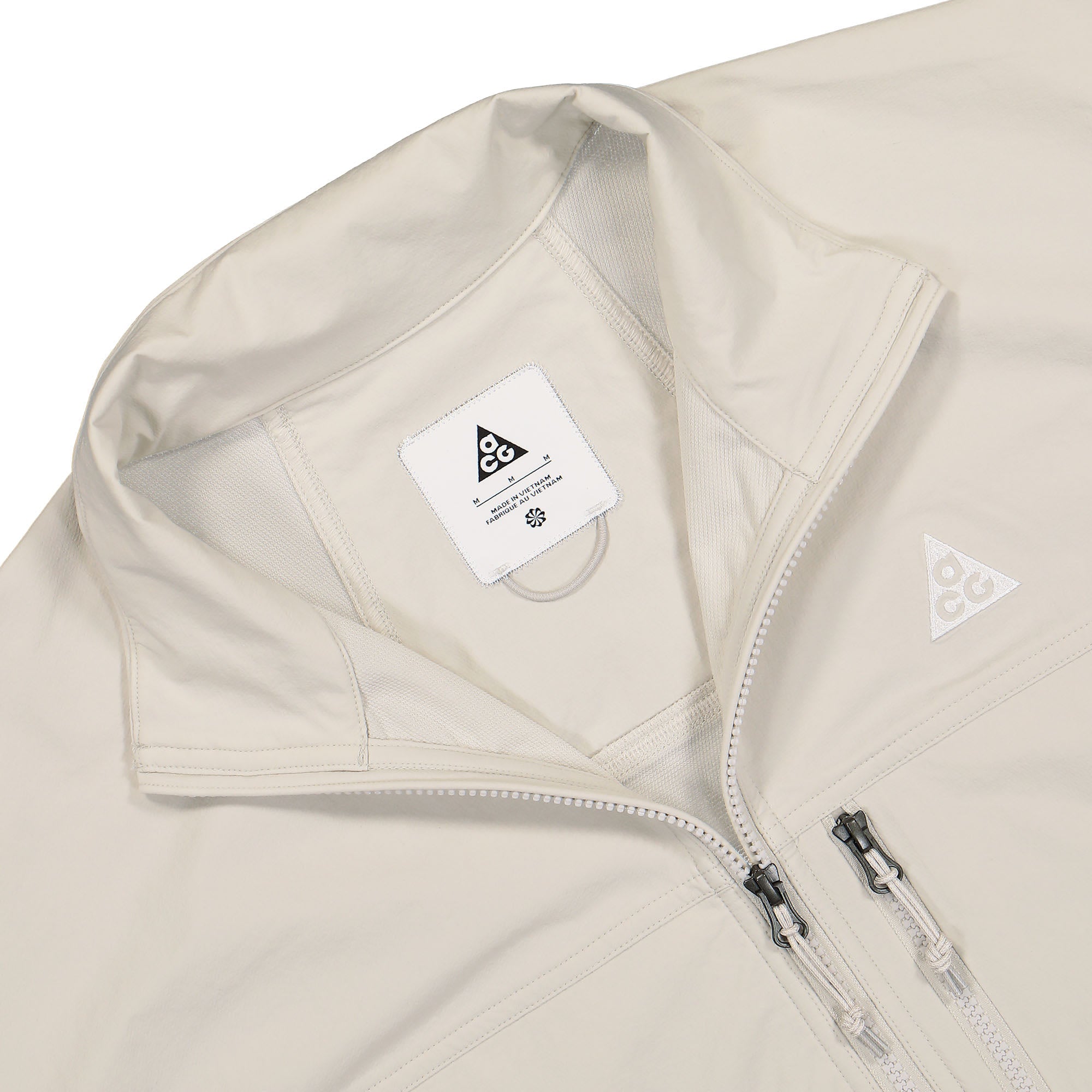 Nike ACG Canyon Farer Anorak Jacket Light Bone / Light Iron Ore / Summit White Jackets Close-up | Overkill
