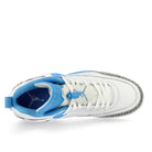 Jordan Spizike Low White / University / Blue-Wolf Grey Mid Top Sneakers  Detail View 1 | Overkill