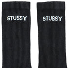 Nike Stussy x Nike Everyday Plus Crew 3 Pairs Socks Black / White Socks Close-up | Overkill