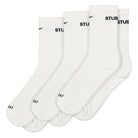 Nike Stussy x Nike Everyday Plus Crew 3 Pairs Socks White / Black Socks FQ3054 100 | Overkill