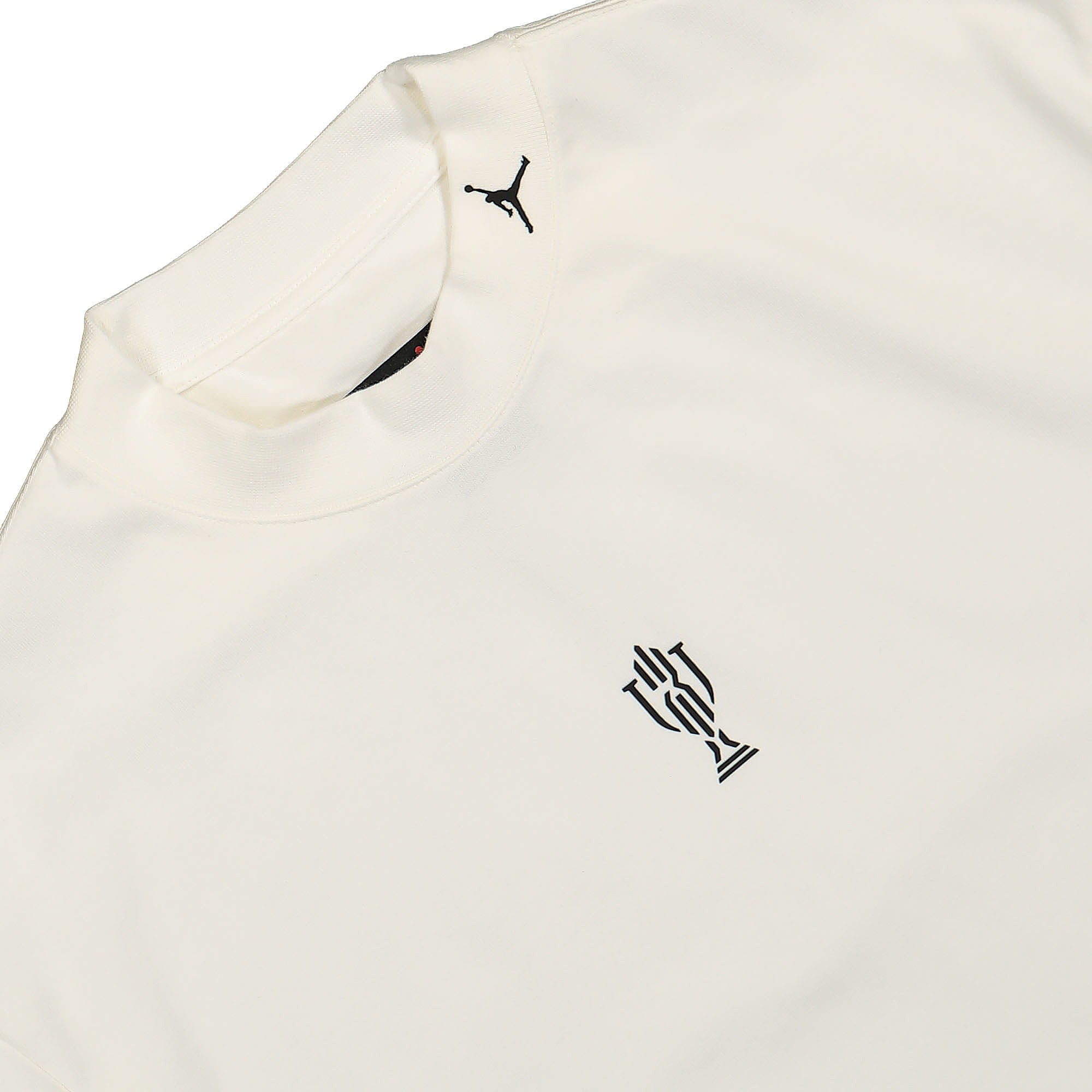 Jordan Short Sleeve Tee Sail T-Shirts Close-up | Overkill