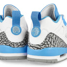 Jordan Spizike Low GS White / University / Blue-Wolf Grey Mid Top Sneakers  Detailfoto | Overkill