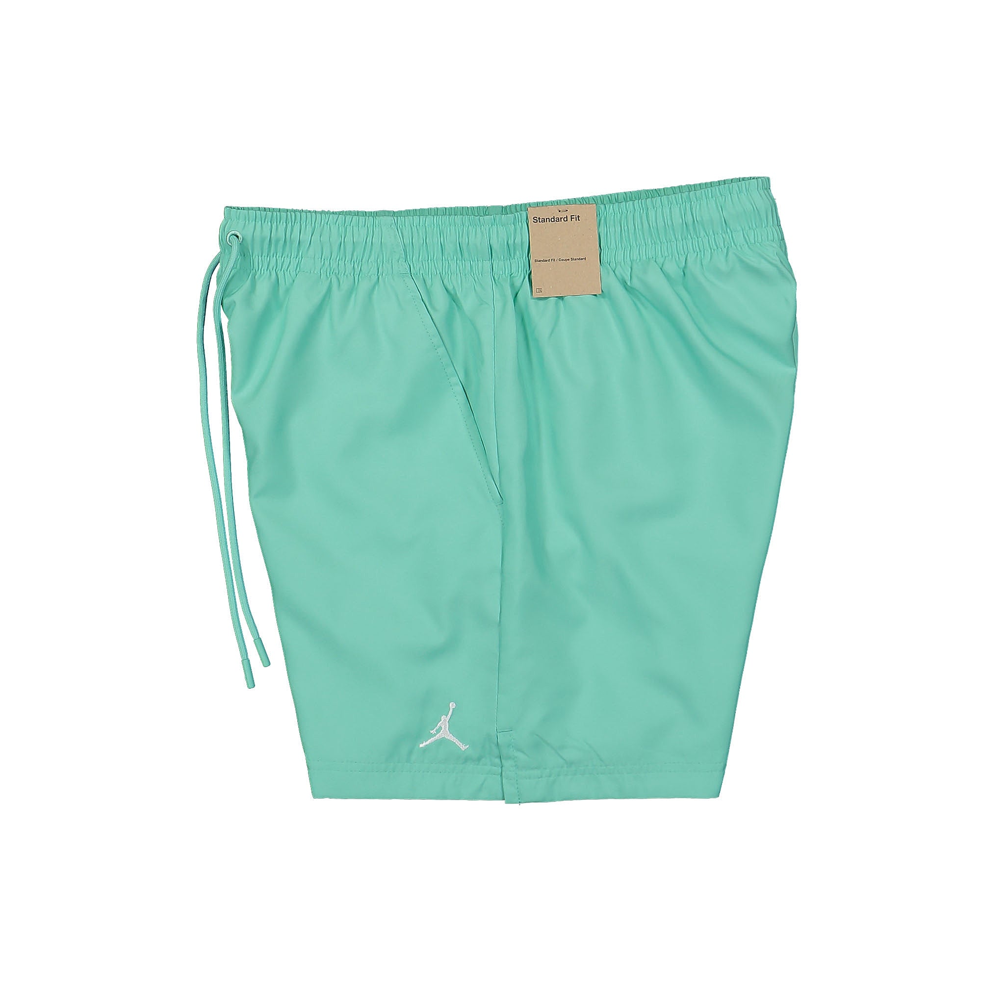 Jordan Essentials Poolside-Shorts Emerald Rise / White Swimwear Close-up | Overkill