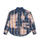 Jordan Flannel Shirt Blackened Blue / Border Blue / Sail Shirts FQ5453 498 | Overkill