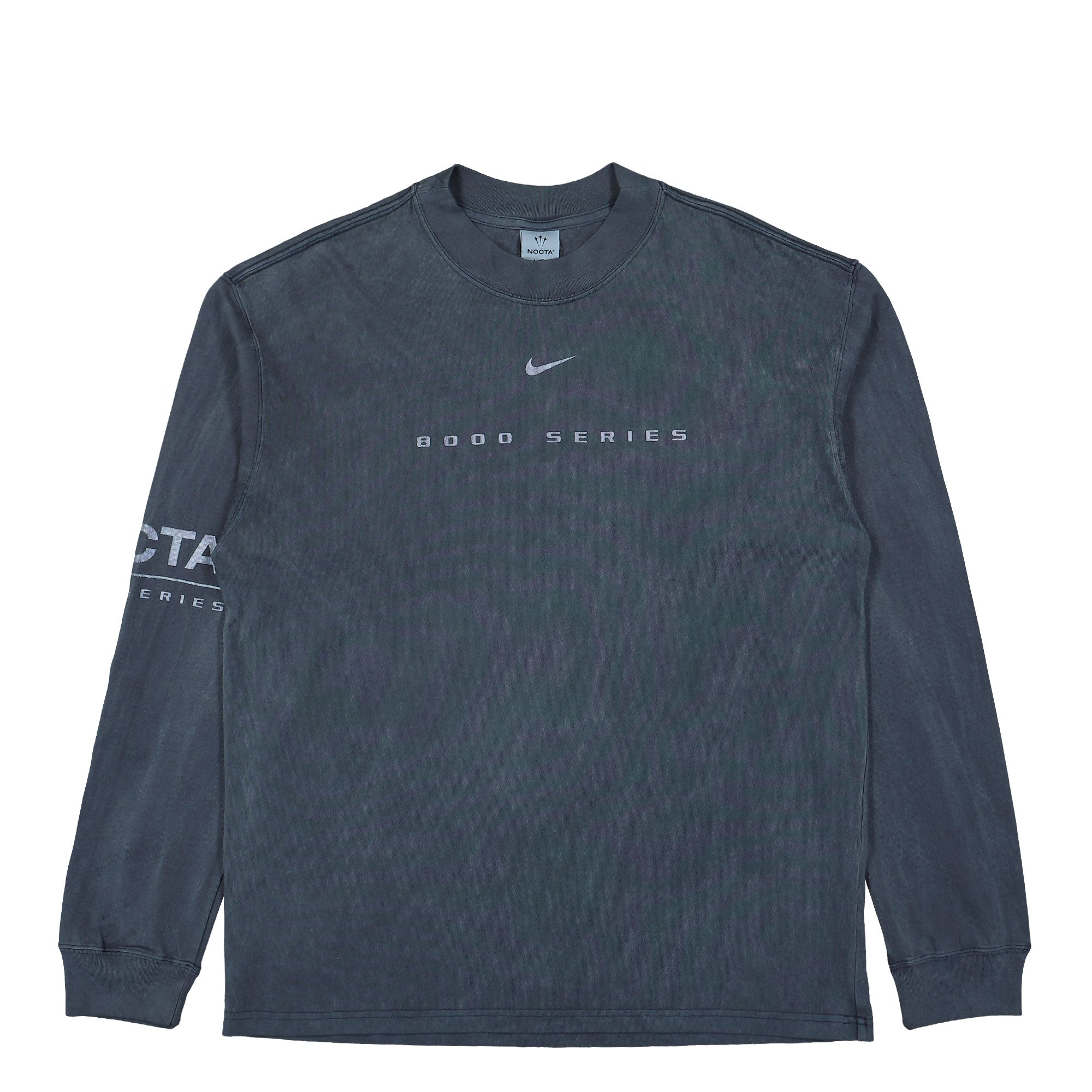 Nike NOCTA x Nike NRG Long-Sleeve Mock Tee Dark Obsidian Sweatshirts FQ6556 451 | Overkill