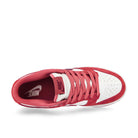Nike W Dunk Low White / Team Red – Adobe - Dragon Red Low Top Sneakers  Detailfoto | Overkill