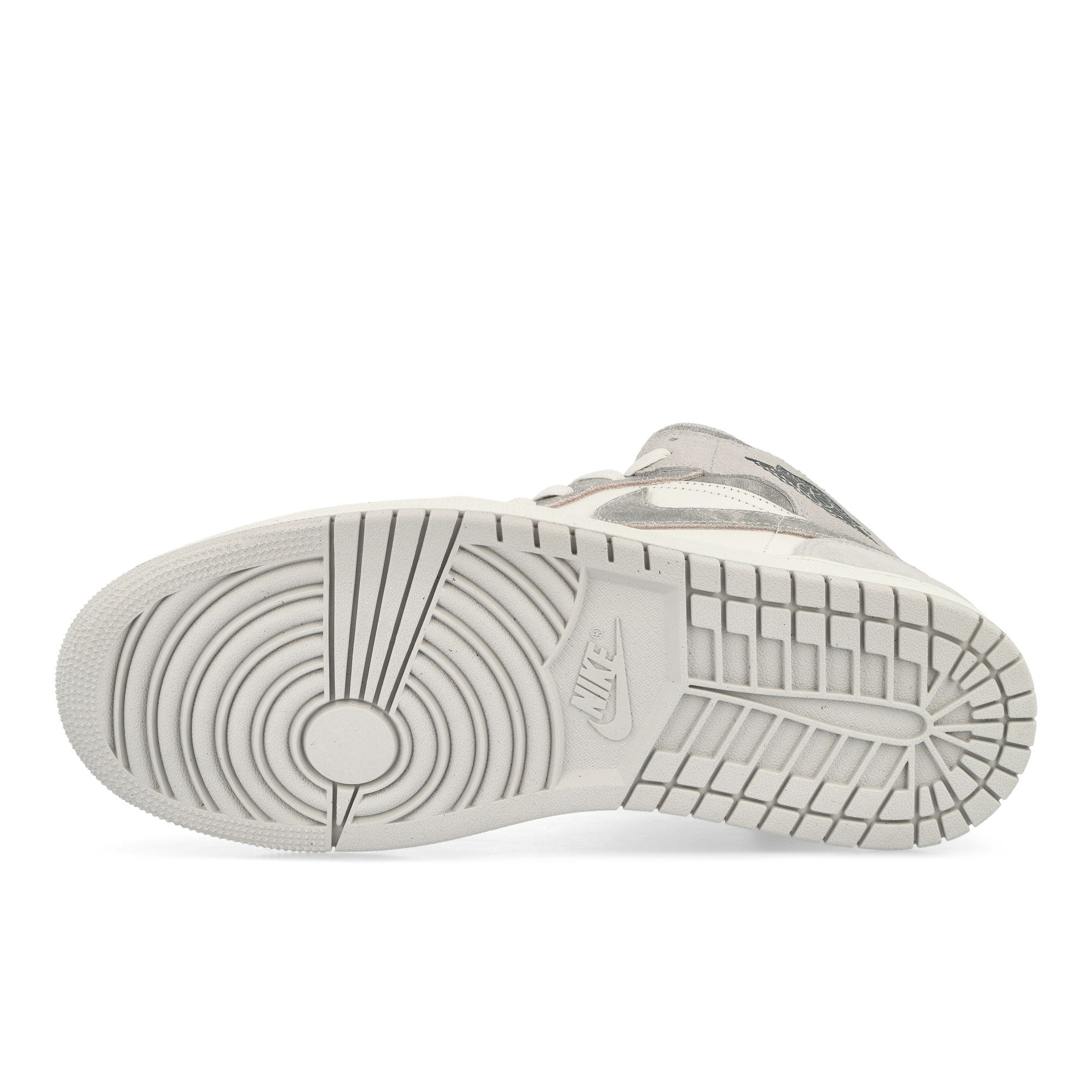 Jordan Air Jordan 1 Mid SE Neutral Grey / Smoke Grey - Sail Mid Top Sneakers  Detail View 1 | Overkill