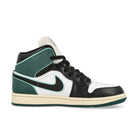 Jordan Wmns Air Jordan 1 Mid SE White / Black - Light Dew - Oxidized Green Mid Top Sneakers  Silhouette | Overkill