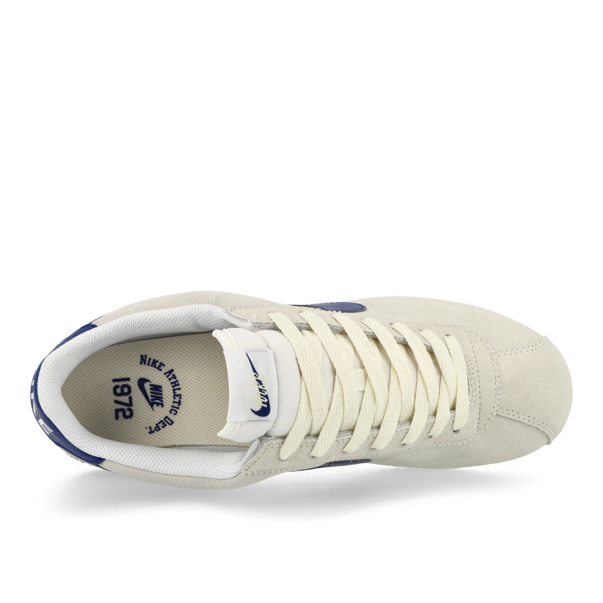 Nike W Cortez Pale Ivory / Deep Royal Blue - Sail Low Top Sneakers  Detailfoto | Overkill