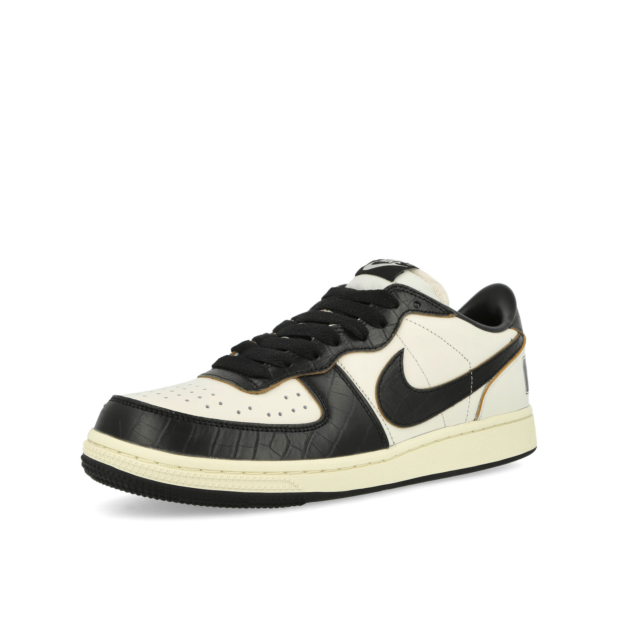 Nike Terminator Low Phantom / Black - Coconut Milk - Desert Ochre  Low Top Sneakers  Close Up | Overkill