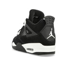 Jordan 4 Retro Black / White - Black High Top Sneakers  Material | Overkill