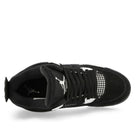 Jordan 4 Retro Black / White - Black High Top Sneakers  Detailfoto | Overkill
