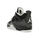 Jordan Air Jordan 4 Retro Black / White - Anthracite- Black High Top Sneakers  Material | Overkill