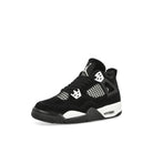 Jordan Air Jordan 4 Retro GS Black/White-Black High Top Sneakers  Close Up | Overkill