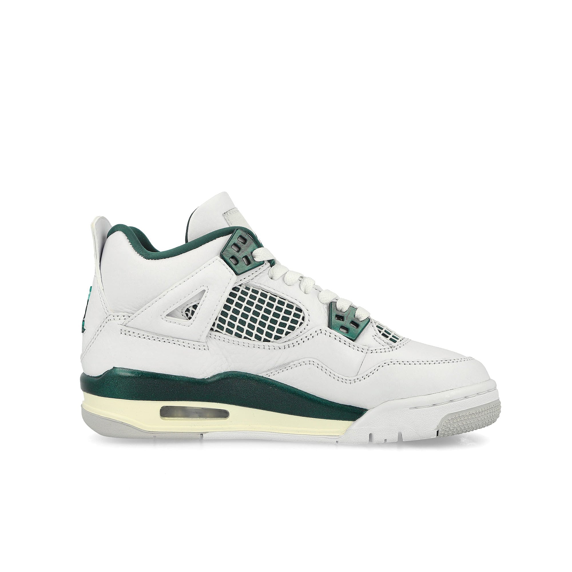Jordan Air Jordan 4 Retro GS White/Oxidized Green-White-Neutral Grey High Top Sneakers  Silhouette | Overkill