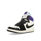 Jordan Wmns Jordan Air Ship PE SP Sail / Blue Chill - Black - Court Purple High Top Sneakers  Close Up | Overkill