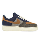 Nike Air Force 1 '07 Premium Midnight Navy / Ale Brown - Pale Ivory Low Top Sneakers  Silhouette | Overkill