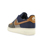 Nike Air Force 1 '07 Premium Midnight Navy / Ale Brown - Pale Ivory Low Top Sneakers  Material | Overkill