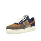 Nike Air Force 1 '07 Premium Midnight Navy / Ale Brown - Pale Ivory Low Top Sneakers  Close Up | Overkill