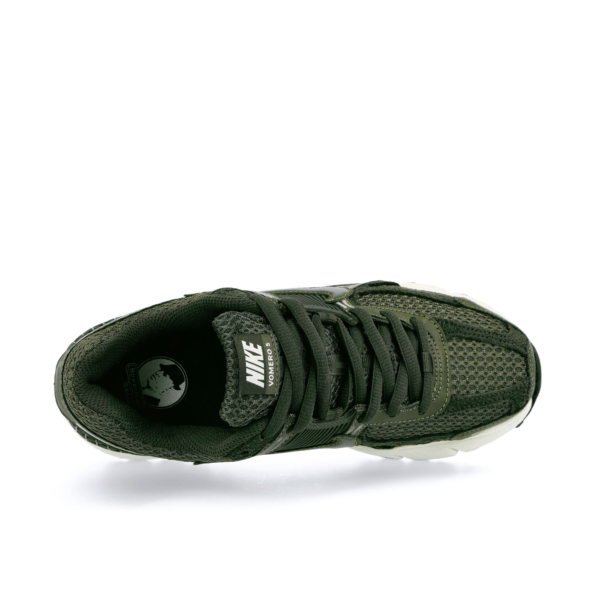 Nike W Zoom Vomero 5 Cargo Khaki / Seqoia - Sail - Metallic Silver Low Top Sneakers  Detailfoto | Overkill