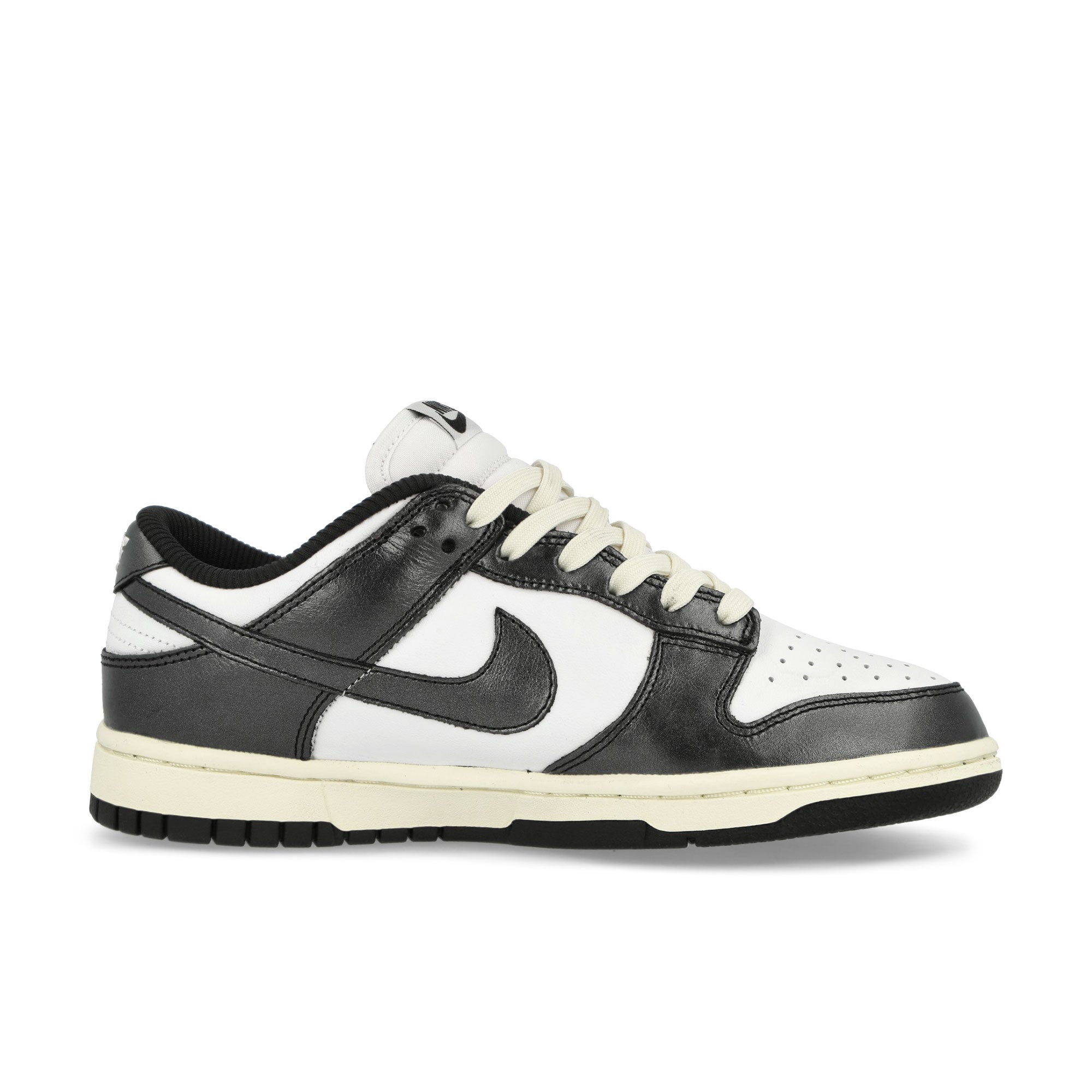 Nike W Dunk Low Premium White / Black - Coconut Milk Low Top Sneakers  Silhouette | Overkill