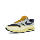 Nike W Air Max 1 87 Aura / Midnight Navy - Pale Ivory Low Top Sneakers  Close Up | Overkill