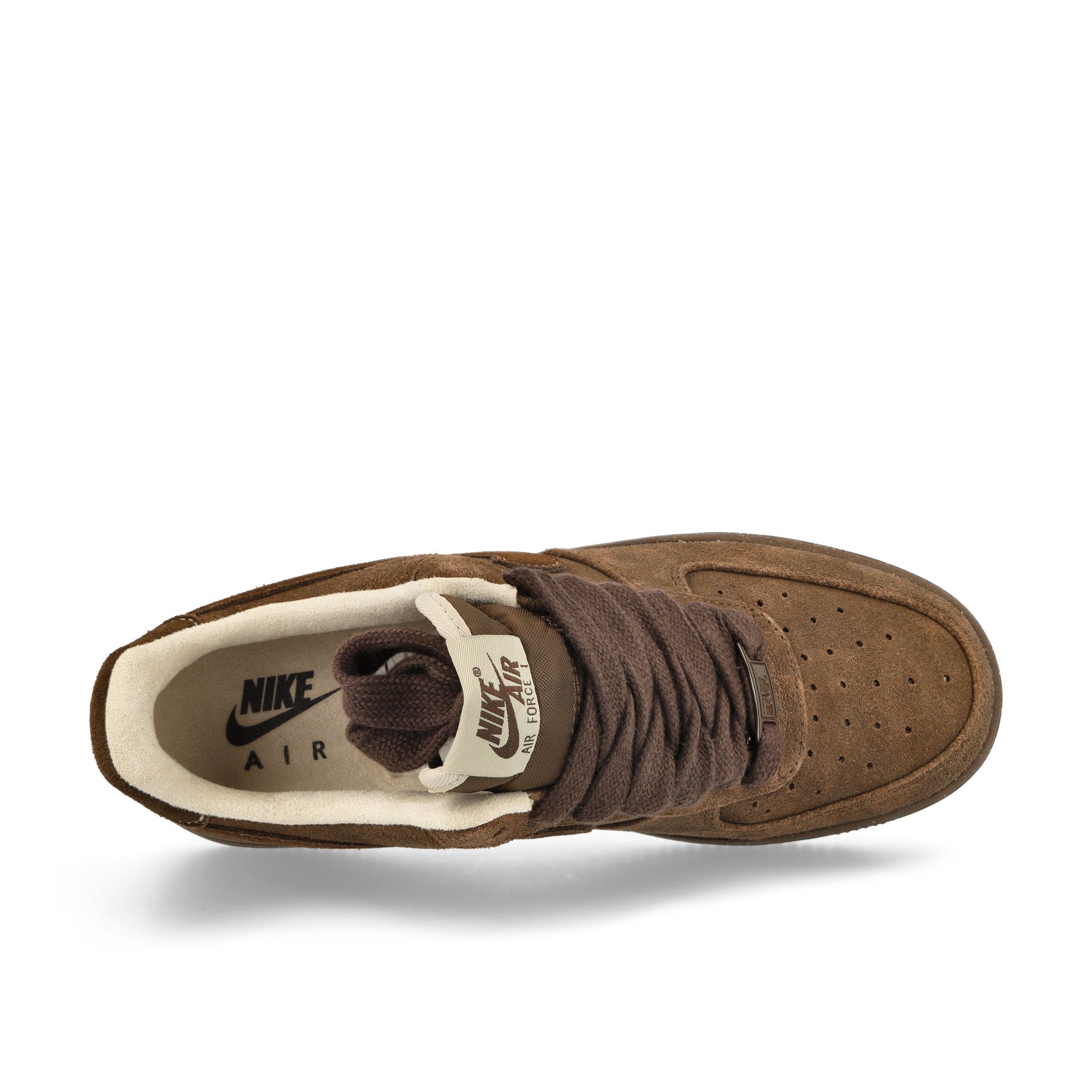 Nike W Air Force 1 '07 Cacao Wow / Cacao Wow - Sanddrift Sneakers  Detailfoto | Overkill