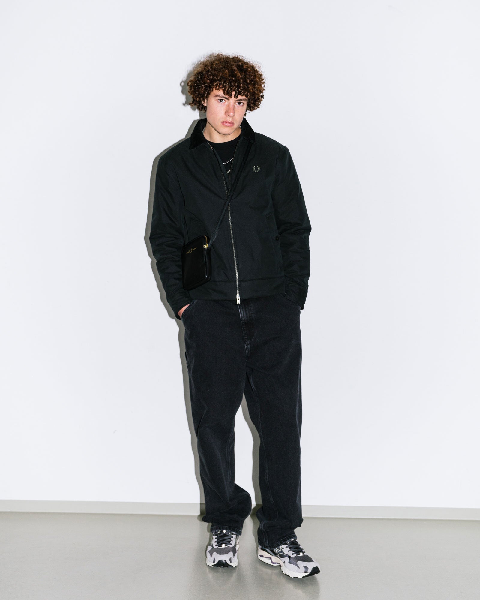 Fred Perry The Caban Jacket Black Jackets Close-up | Overkill