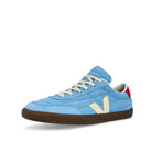 Veja Panenka Suede Aqua / Pierre Bark Low Top Sneakers FU0321389B Close-up | Overkill
