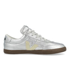 Veja Panenka O.T. Leather Silver / Pierre Bark Low Top Sneakers FU2020893B Silhouette | Overkill
