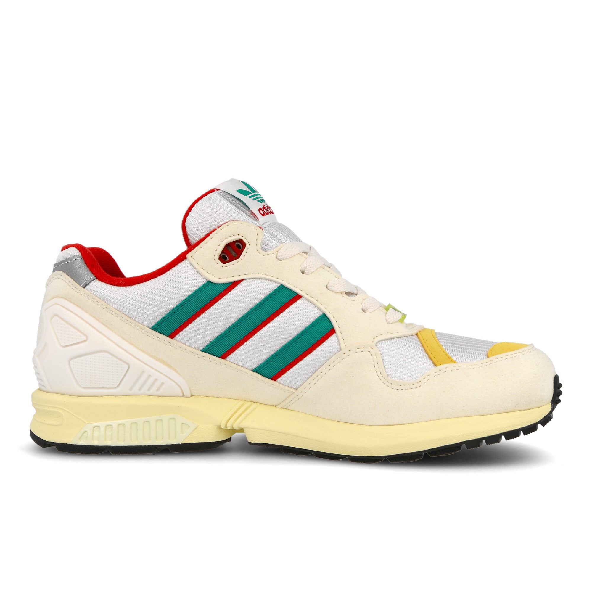 adidas ZX 6000 Cream White / Scarlet / Shock Yellow Low Top Sneakers FU8405 Silhouette | Overkill