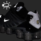Nike W Shox TL Black / Metallic Silver - Iron Grey Sneakers  Detailfoto | Overkill