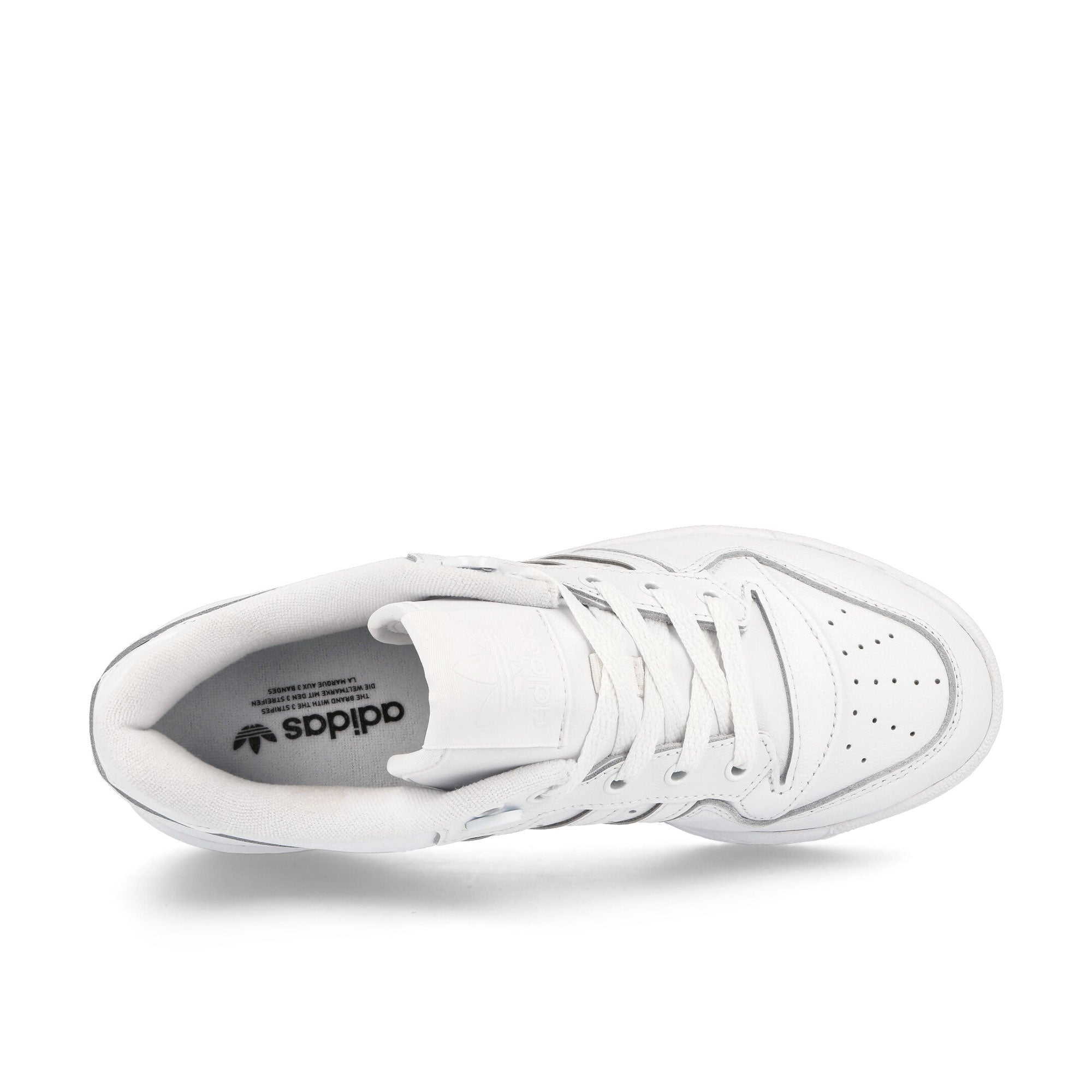 adidas Rivalry Low W Footwear White / Footwear White / Core Black Low Top Sneakers  Detailfoto | Overkill