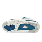 Jordan Air Jordan 4 Retro Off White / Military Blue - Neutral Grey High Top Sneakers  Detail View 1 | Overkill