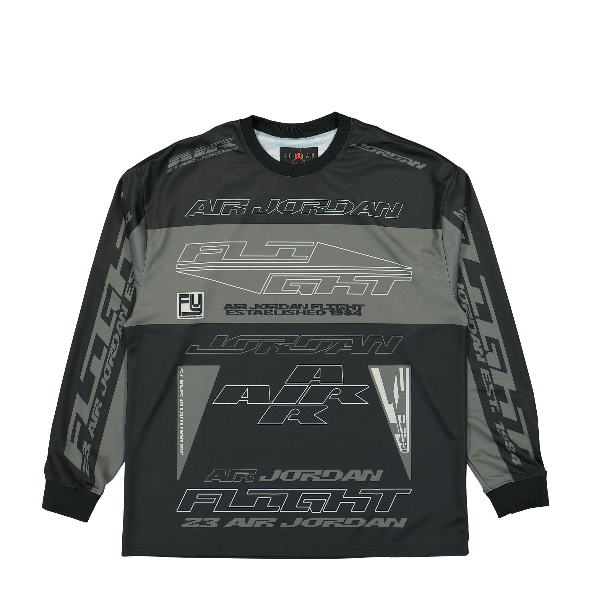 Jordan M J MVP AOP LS Top Black Longsleeves FV7239 010 | Overkill