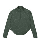 Nike Wmns NSW Collection Logo Half-Zip Longsleeve Top Vintage Green / Light Army / Vintage Green Longsleeves FV7821 338 | Overkill