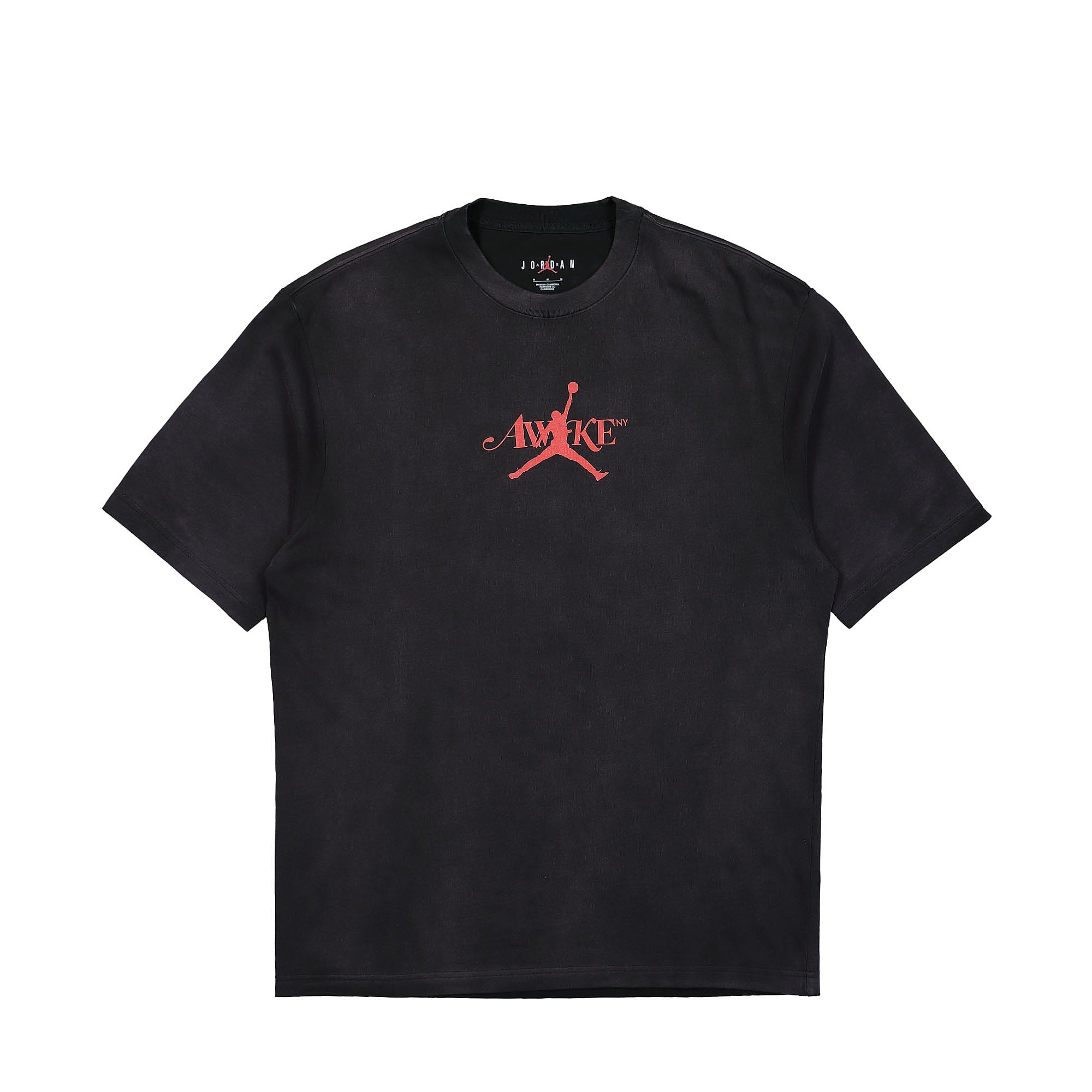 Jordan Solid T-Shirt Black / University Red T-Shirts FV9913 010 | Overkill