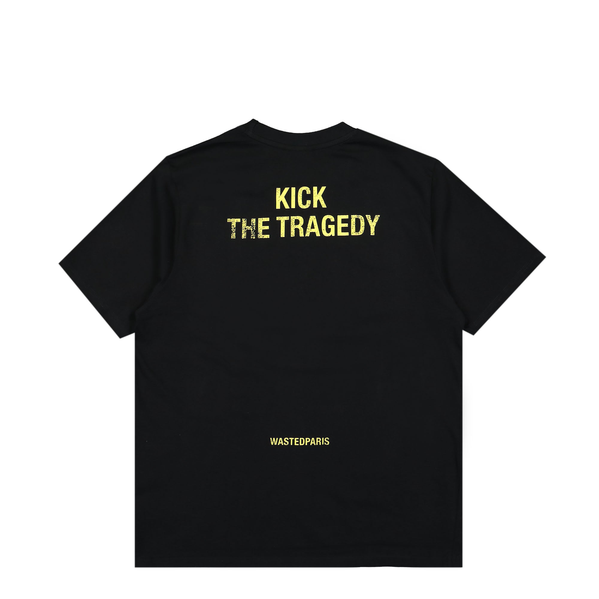 Wasted Paris Kick T-Shirt Black T-Shirts Close-up | Overkill